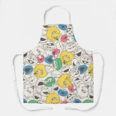 ゴマストリートパール |ビッグヘッドヴィンテージパターン エプロン (正面)