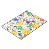 ゴマストリートパール |ビッグヘッドヴィンテージパターン ノートブック (左側)