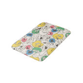 ゴマストリートパール |ビッグヘッドヴィンテージパターン バスマット (アングル)