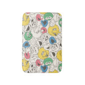 ゴマストリートパール |ビッグヘッドヴィンテージパターン バスマット (正面縦)