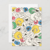 ゴマストリートパール |ビッグヘッドヴィンテージパターン ポストカード (正面/裏面)