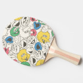 ゴマストリートパール |ビッグヘッドヴィンテージパターン 卓球ラケット (横)