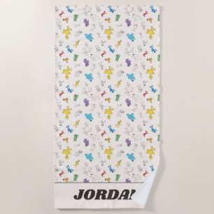 ゴマストリートパール  名前の追加 ビーチタオル