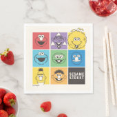 ゴマストリートパール |色ブロック スタンダードランチョンナプキン (インサイチュ)