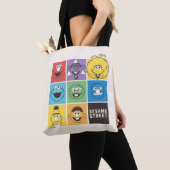 ゴマストリートパール |色ブロック トートバッグ (クローズアップ)