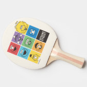 ゴマストリートパール |色ブロック 卓球ラケット (横)