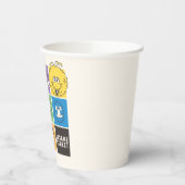 ゴマストリートパール |色ブロック 紙コップ (左)