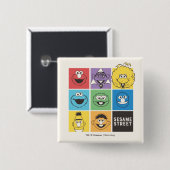 ゴマストリートパール |色ブロック 缶バッジ (正面&裏面)