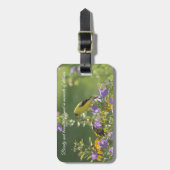 ゴマダラチョウのケアレアの花 ラゲッジタグ (正面縦)