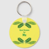 ゴマデザイナーキーチェーンを開く キーホルダー (正面)