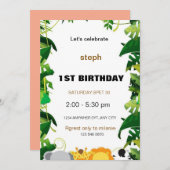 ゴマパーソナライズされた通り招待状 招待状 (正面/裏面)