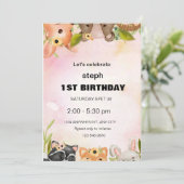 ゴマパーソナライズされた通り招待状 招待状 (スタンド正面)