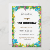 ゴマパーソナライズされた通り招待状 招待状 (正面)