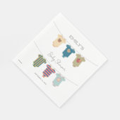 ゴマパールのボディスーツ赤ちゃんシャワー スタンダードランチョンナプキン (角)