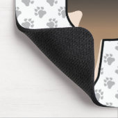 ゴマ柴犬漫画犬と前足 マウスパッド (コーナー)