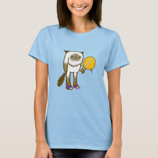 ゴマ缶は綿のキャンディス Tシャツ