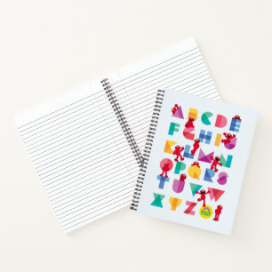 ゴマ通り  エルモ文字 ノートブック