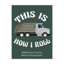 ゴミおもしろいトラックの運転私は転が