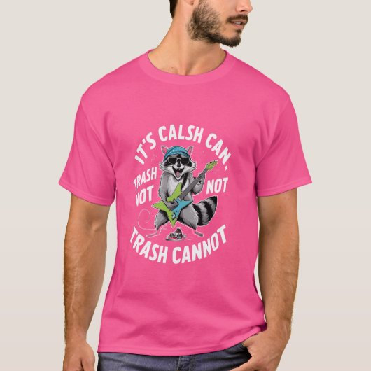 ゴミおもしろい箱はゴミ箱はラッコできない Tシャツ (正面)