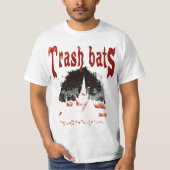 ゴミこうもり – テンプル（Tシャツ） Tシャツ (正面)