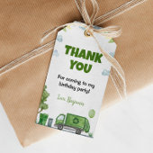 ゴミごみトラック誕生日ありがとうラベル ギフトタグ