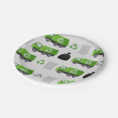 ゴミごみトラック誕生日 ペーパープレート (アングル)