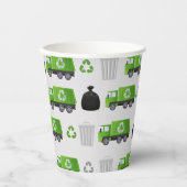 ゴミごみトラック誕生日 紙コップ (正面)