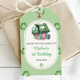 ゴミごみトラック1st誕生日パーティー ギフトタグ