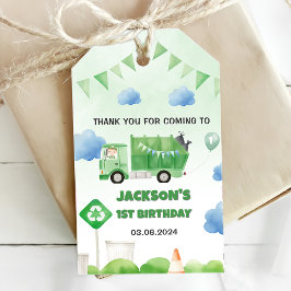 ゴミごみトラック1st誕生日パーティー ギフトタグ