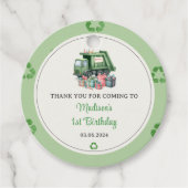 ゴミごみトラック1st誕生日パーティー フェイバータグ (正面)