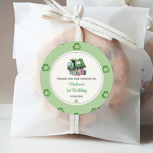 ゴミごみトラック1st誕生日パーティー フェイバータグ