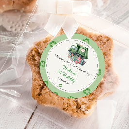 ゴミごみトラック1st誕生日パーティー ラウンドシール