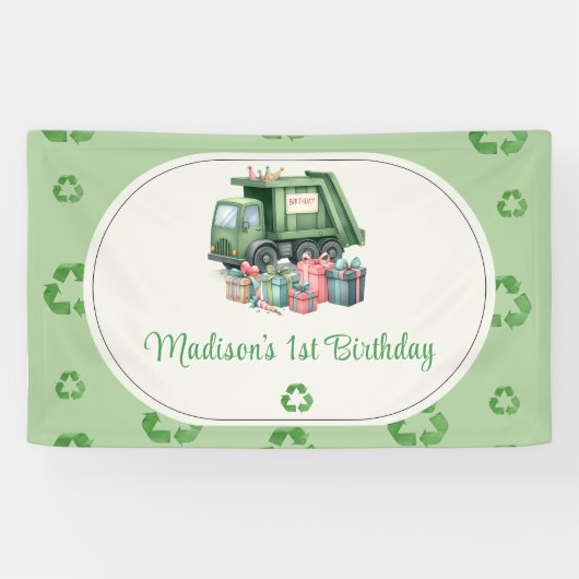 ゴミごみトラック1st誕生日パーティー 横断幕 (横)