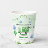 ゴミごみトラック1st誕生日パーティー 紙コップ (正面)