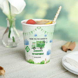 ゴミごみトラック1st誕生日パーティー 紙コップ