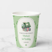 ゴミごみトラック1st誕生日パーティー 紙コップ (裏面)