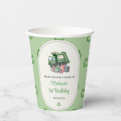 ゴミごみトラック1st誕生日パーティー 紙コップ (正面)