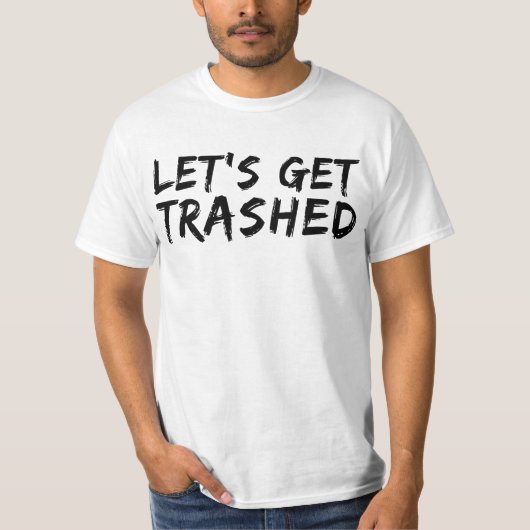 ゴミになろう Tシャツ (正面)
