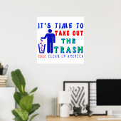 ゴミのシャツを脱ぐ ポスター (ホームオフィス)