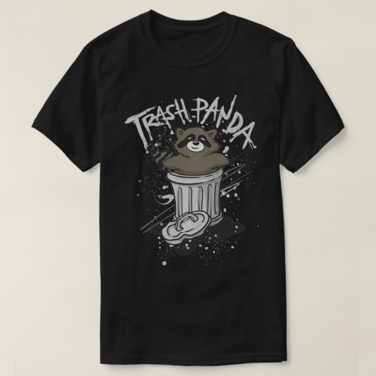 ゴミのパンダレークーントラッシュカンギフトプルオーバー Tシャツ (デザイン正面)