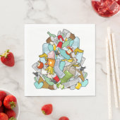 ゴミの山 汚いゴミ 廃棄物 再生利用 くず スタンダードランチョンナプキン (インサイチュ)