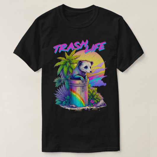 ゴミの生活 Tシャツ (デザイン正面)