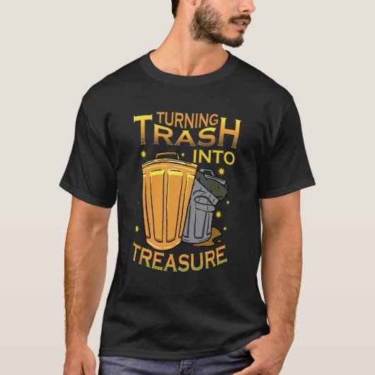 ゴミを宝に変える リサイクルゴミ 2 Tシャツ (正面)