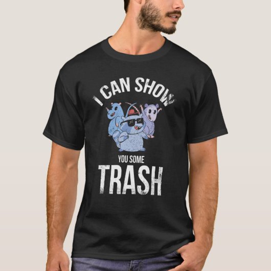 ゴミを見せよう Tシャツ (正面)