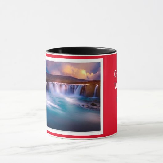 ゴミアフォスウォーターフォールマグ マグカップ (中央)