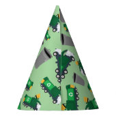 ゴミカスタマイズトラックパターンのリサイクル パーティーハット (裏面)