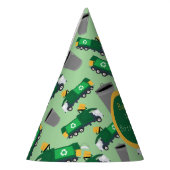 ゴミカスタマイズトラックパターンのリサイクル パーティーハット (左)