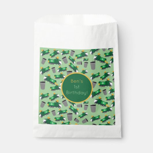 ゴミカスタマイズトラックパターンのリサイクル フェイバーバッグ (正面)