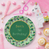 ゴミカスタマイズトラックパターンのリサイクル ペーパープレート (パーティー)