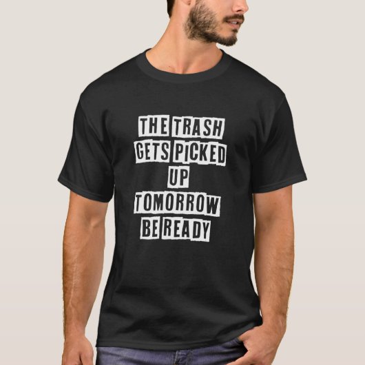ゴミクールが拾い上げられる素敵な皮肉 Tシャツ (正面)